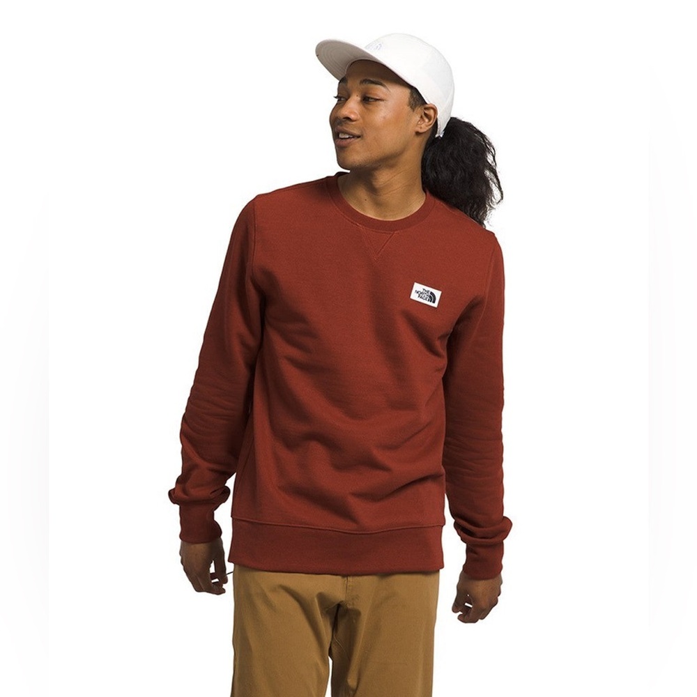 The North Face Heritage Patch Crew Neck Sweatshirt Wild Ginger M